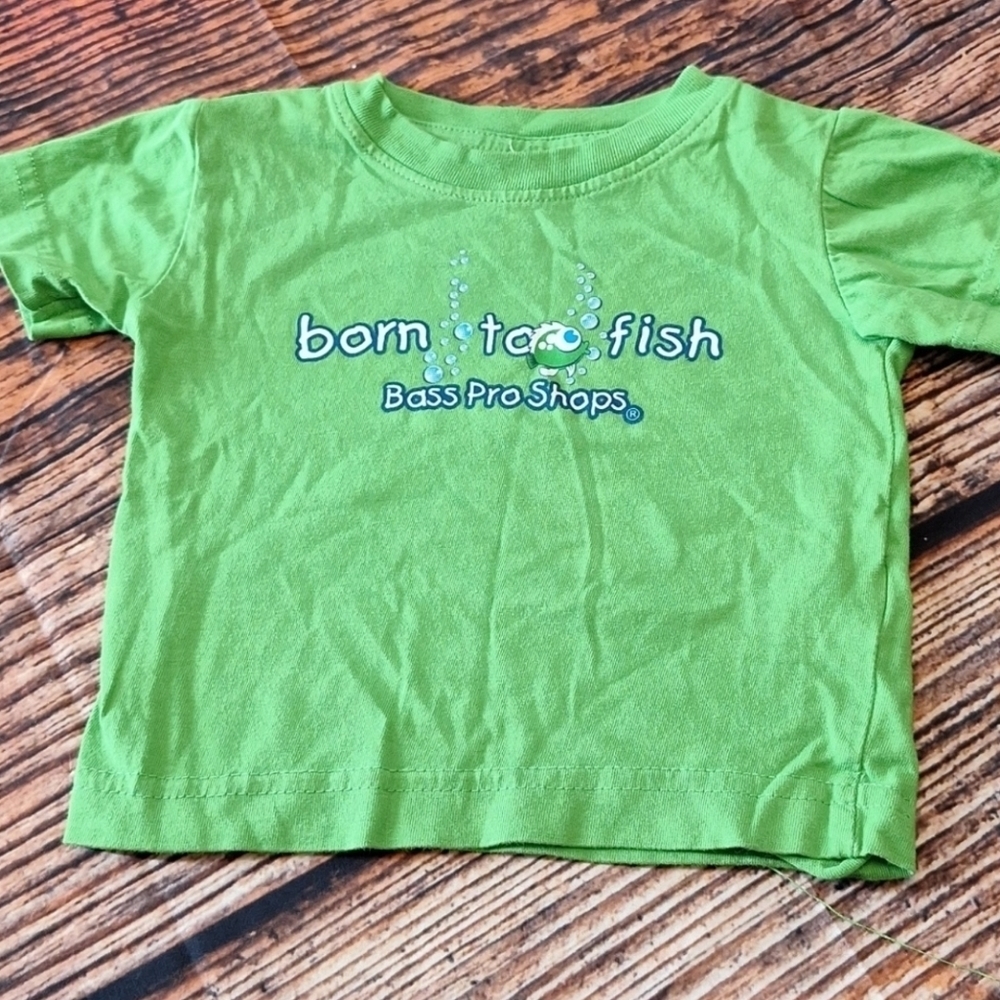 Bass PRO SHOPS 6 MONTH GREEN T-SHIRT